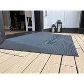 THRBE-250-GWLC 25 H EZ-ACCESS TRANSITIONS Angled Threshold Mat - 850 lb Cap - Black 1