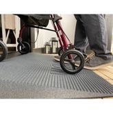 THRBE-250-GWLC 25 H EZ-ACCESS TRANSITIONS Angled Threshold Mat - 850 lb Cap - Black 2