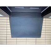 THRBE-250-SG 25 L x 43 W x 25 H EZ-ACCESS TRANSITIONS Portable Rubber Threshold Ramp - 850 lb Cap - Storm Gray 1