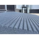 THRBE-250-SG 25 L x 43 W x 25 H EZ-ACCESS TRANSITIONS Portable Rubber Threshold Ramp - 850 lb Cap - Storm Gray 2