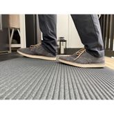 THRBE-250-SG 25 L x 43 W x 25 H EZ-ACCESS TRANSITIONS Portable Rubber Threshold Ramp - 850 lb Cap - Storm Gray 3