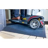 THRBE-WLC EZ-ACCESS TRANSITIONS Angled Entry Mat with Recessed Welcome 3