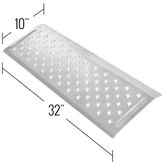 TR3210 10 L x 32 W Silver Spring Aluminum EZ-Traction Threshold Ramp - 600 lb Cap 1