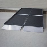 Trifold-7-AS 7 L x 295 W EZ-ACCESS SUITCASE Tri-fold Aluminum Grit-Coat Wheelchair Ramp  800 lb Cap 2