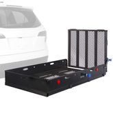 UC500-XL Elevate Outdoor Steel Heavy-Duty Basket Cargo Carrier with Ramp