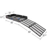 UC500-XL Elevate Outdoor Steel Heavy-Duty Basket Cargo Carrier with Ramp 2
