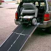 UTW630 6 PVI Aluminum Multi-Fold Rear Door Wheelchair Van Ramp - 800 lb Capacity 1