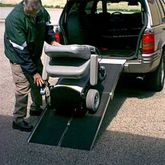 UTW630 6 PVI Aluminum Multi-Fold Rear Door Wheelchair Van Ramp - 800 lb Capacity 2