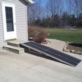 UTW730 7 PVI Aluminum Multi-Fold Rear Door Wheelchair Van Ramp - 800 lb Capacity 5