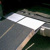UTW830 8 PVI Aluminum Multi-Fold Rear Door Wheelchair Van Ramp - 800 lb Capacity 3