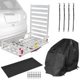 WCC500A-EK-WC Silver Spring Essential PowerchairTravel Kit wAluminum Carrier - 500 lb Cap