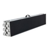 WCMF-10 10 L x 295 W Silver Spring Aluminum Multi-Fold Grit-Coat Wheelchair Ramp - 600 lb Cap 3