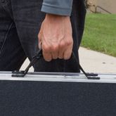 WCMF-5 5 L x 295 W Silver Spring Aluminum Multi-Fold Grit-Coat Wheelchair Ramp - 600 lb Cap 6