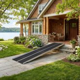 WCMF-9 9 Silver Spring Aluminum Wheelchair Ramp Multi-Fold - 600 lb Capacity 7