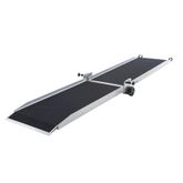 WR1231 12 L x 31 W Silver Spring Aluminum Grit-Coat Folding Ramp with Wheels  800 lb Cap