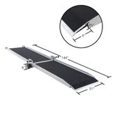 WR1231 12 L x 31 W Silver Spring Aluminum Grit-Coat Folding Ramp with Wheels  800 lb Cap 3