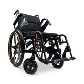 X1-SE-RED ComfyGo Manual Wheelchair 24 Quick-Detach Aluminum Wheels - Red 5