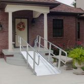 XPS636 6 L PVI OnTrac Wheelchair Access Ramp with Handrails 2