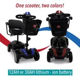 Z4-PLUS-MAX ComfyGo Ultra-Light 30AH Electric Mobility Scooter with Quick-Detach Frame and Super Seat 8