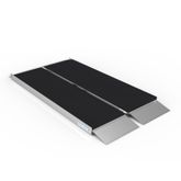 SUITCASE-AS5 5 L x 30 W EZ-ACCESS SUITCASE Aluminum Grit-Coat Single-fold Wheelchair Ramp - 800 lb Capacity