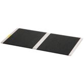TH1232 12 L x 32 W PVI Aluminum Grit-Coat Threshold Ramp - 600 lb Cap