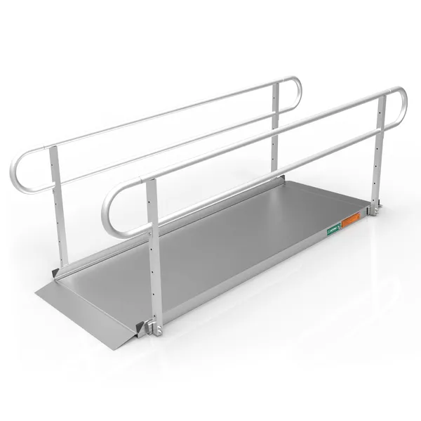 8' L x 3' W EZ-ACCESS® GATEWAY™ 3G Aluminum Wheelchair Access Ramp with ...
