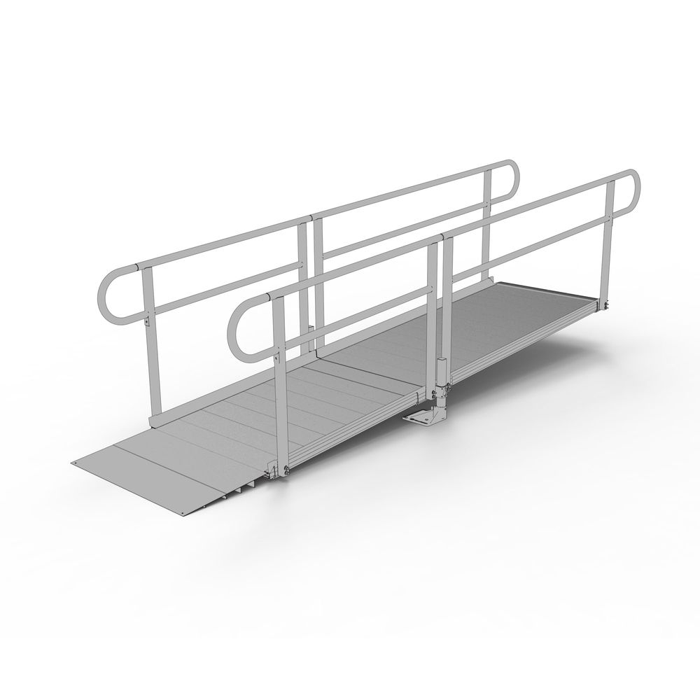 Long Ramp Path Way 10' EZ-ACCESS® PATHWAY Straight Wheelchair Ramp Kit | Mobility Mart