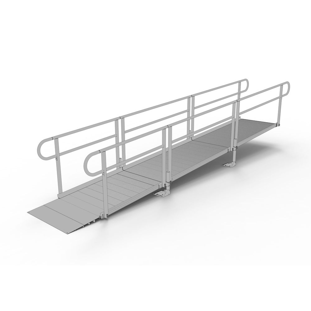 16' EZ-ACCESS® PATHWAY Straight Wheelchair Ramp Kit | Mobility Mart