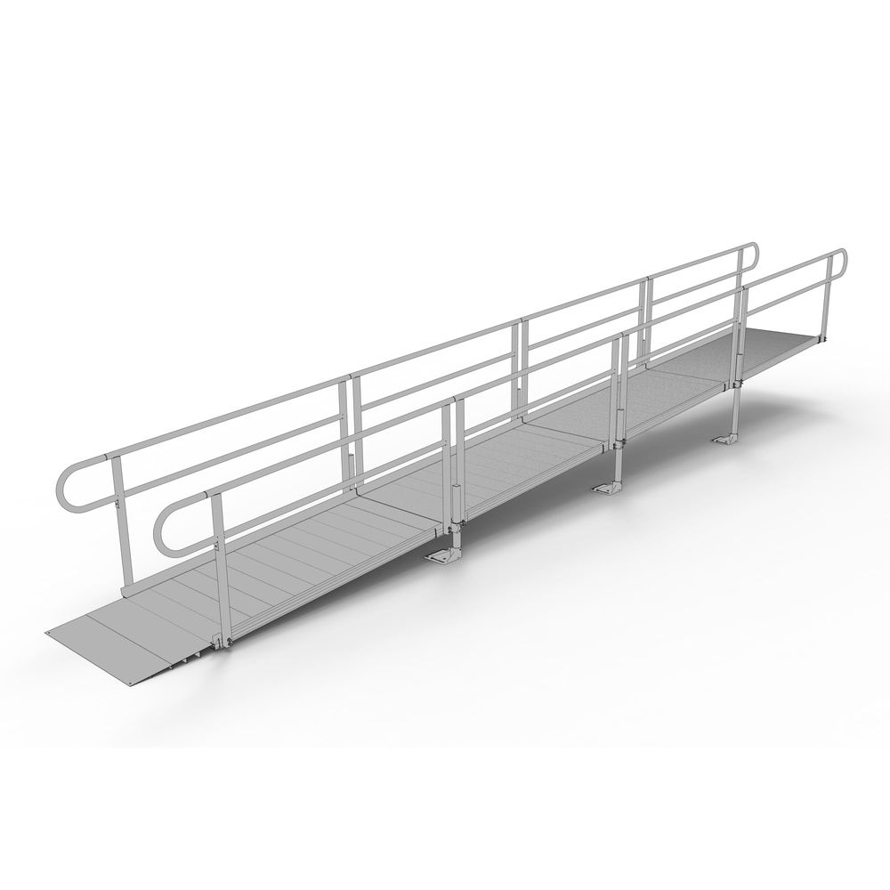 24' EZ-ACCESS® PATHWAY Straight Wheelchair Ramp Kit | Mobility Mart